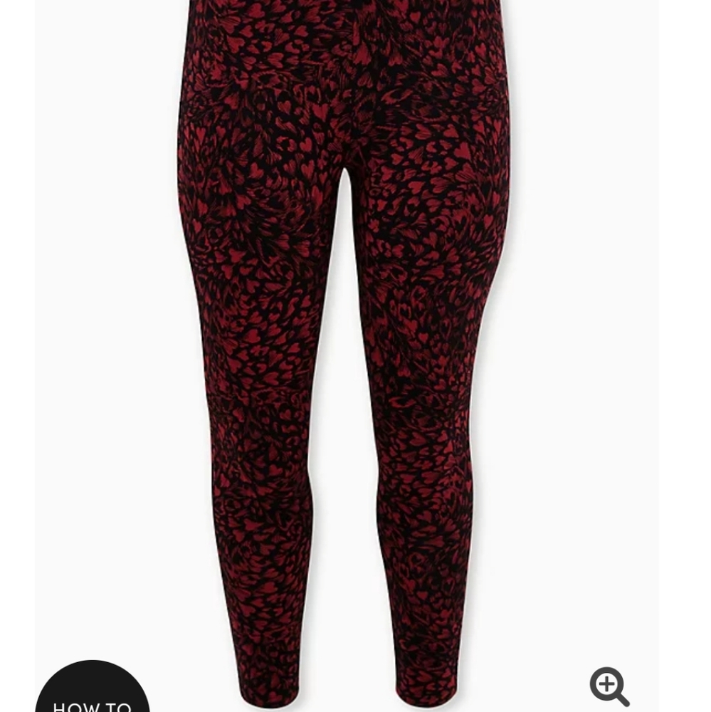 NWT Torrid Heart Swirl Leggings